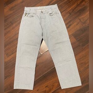 Armani Jeans Recycled Cotton Button Fly Made In Italy Woman’s Size 34